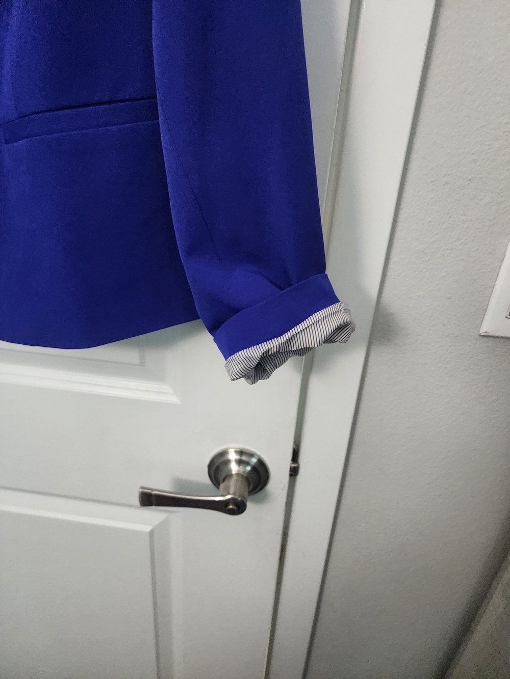 Worthington Royal Blue Single-Button Blazer - Picture 4 of 5